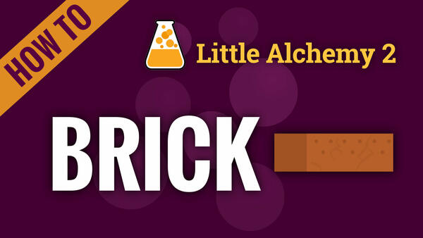 Video: How to make BRICK in Little Alchemy 2