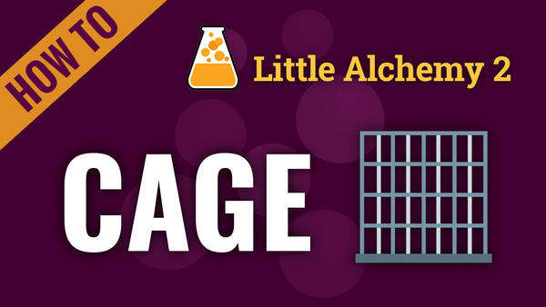 Video: How to make CAGE in Little Alchemy 2