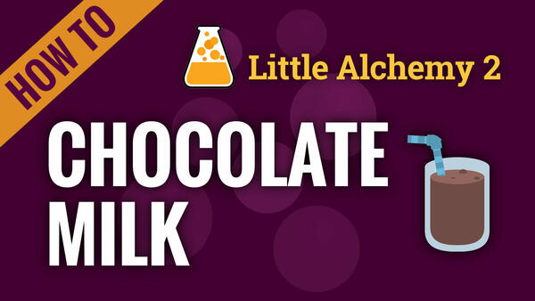 Video: How to make CHOCOLATE MILK in Little Alchemy 2