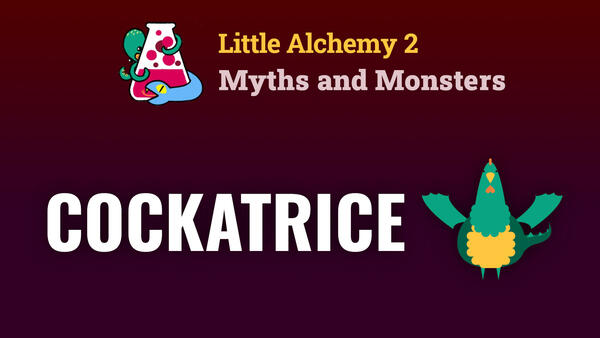 Video: How To Make A COCKATRICE In Little Alchemy 2 Myths and Monsters