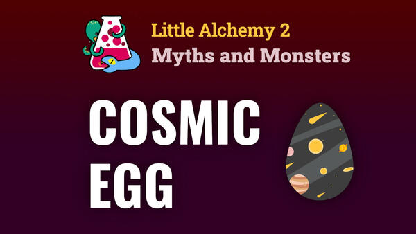 Video: How to make the COSMIC EGG in Little Alchemy 2 Myths and Monsters