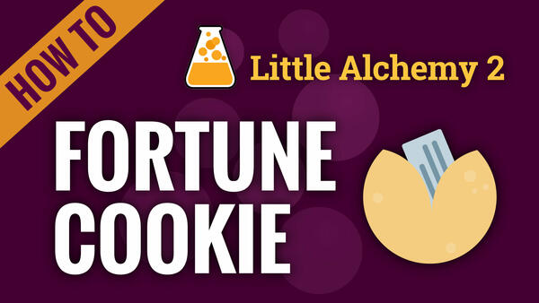 Video: How to make FORTUNE COOKIE in Little Alchemy 2