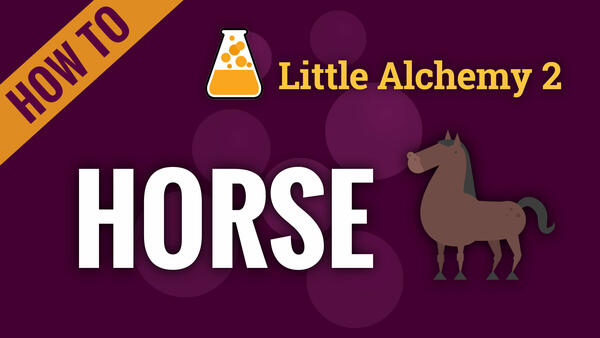 Video: How to make HORSE in Little Alchemy 2