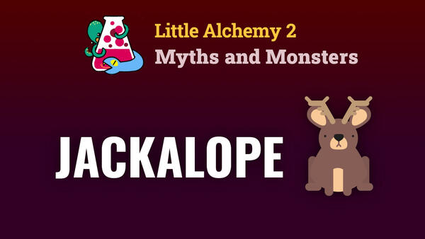 Video: How To Make The JACKALOPE In Little Alchemy 2 Myths and Monsters