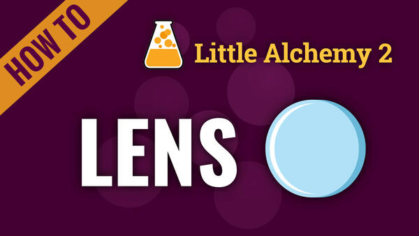 Video: How to make LENS in Little Alchemy 2