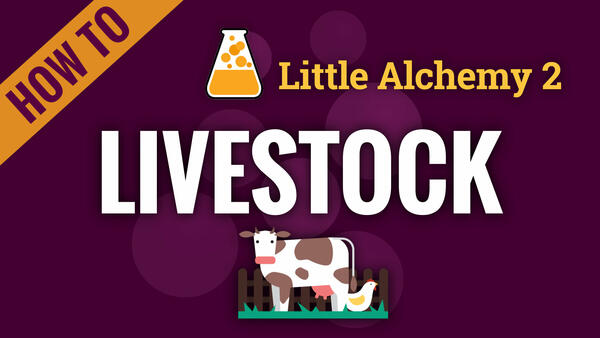 Video: How to make LIVESTOCK in Little Alchemy 2