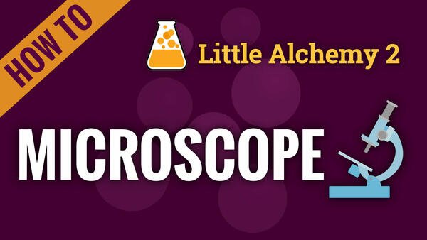 Video: How to make MICROSCOPE in Little Alchemy 2