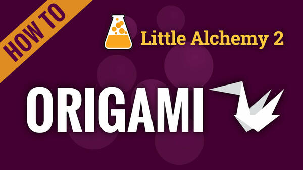 Video: How to make ORIGAMI in Little Alchemy 2