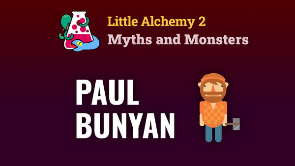 Video: How to make PAUL BUNYAN in Little Alchemy 2 Myths and Monsters