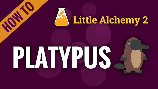 Video: How to make PLATYPUS in Little Alchemy 2