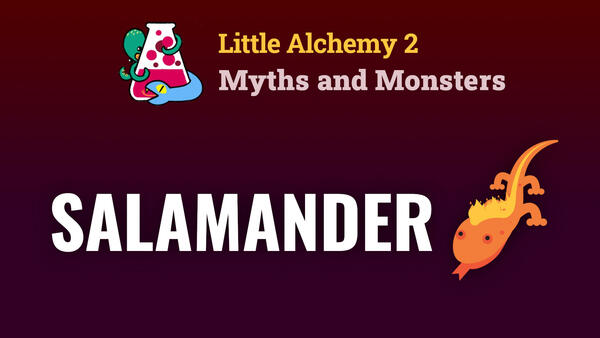 Video: SALAMANDER In Little Alchemy 2 Myths and Monsters