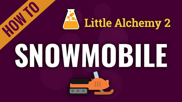 Video: How to make SNOWMOBILE in Little Alchemy 2