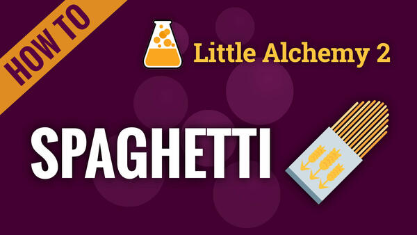 Video: How to make SPAGHETTI in Little Alchemy 2