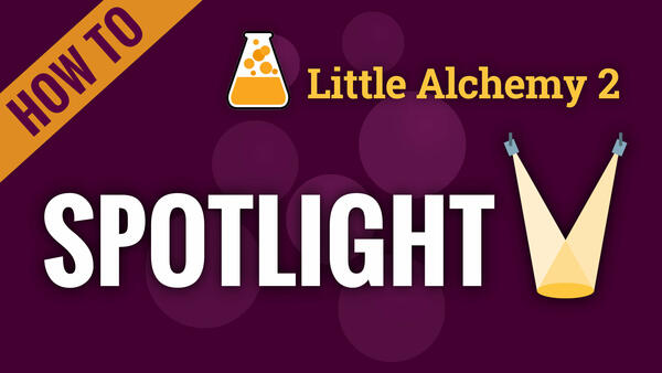 Video: How to make SPOTLIGHT in Little Alchemy 2