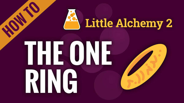 Video: How to make THE ONE RING in Little Alchemy 2
