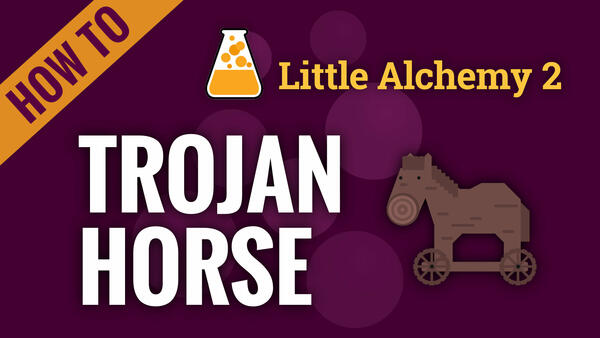 Video: How to make TROJAN HORSE in Little Alchemy 2