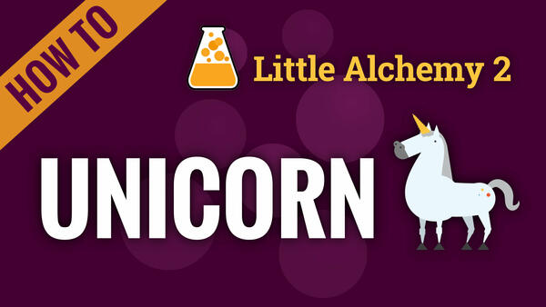 Video: How to make UNICORN in Little Alchemy 2