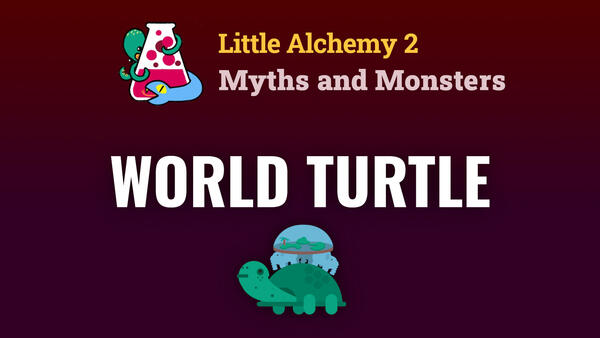 Video: How to make the WORLD TURTLE in Little Alchemy 2 Myths and Monsters