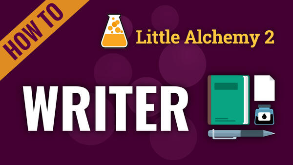 Video: How to make WRITER in Little Alchemy 2